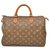 Louis Vuitton Speedy 30 Brown Cloth  ref.128177