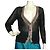 Love Moschino Cardigan de crochê com corte beatd