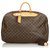 Louis Vuitton Brown Monogram Alize 24 HEURES Leather Cloth  ref.128242