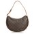 Louis Vuitton Brown Monogram Croissant MM Leather Cloth  ref.128243