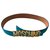Moschino Ceintures Cuir Turquoise  ref.128261