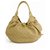 Louis Vuitton Caramel Monogram Mahina Couro perfurado Hobo Hand Bag tamanho L Bege  ref.128350