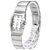 Constante de aço inoxidável de prata Omega Mini Quadrella relógio de quartzo 1584.79 Metal  ref.128403