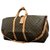 Louis Vuitton Keepall Bandouliere 60 Brown Cloth  ref.128454