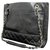 La bolsa de asas del vintage de Chanel Negro Cuero  ref.128455