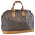 Louis Vuitton Alma Brown Cloth  ref.128465