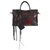 Vendite al dettaglio di valigie Balenciaga Classic Red Blue Colorblock Striped Edge @ €1595 o $1850 Bordò Pelle  ref.128499