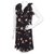 Paige Jeans Farfalla Black/Desert Sunrise-Poppy Dress Multiple colors Cotton  ref.128512