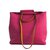 Hermès Hermes Pink Cabag Einkaufstasche Braun Leder Tuch  ref.128626