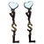 Yves Saint Laurent Collares pendientes Plata Metal  ref.128638