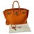 Hermès Birkin35 Orange Leder  ref.128647