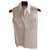 Sleeveless cotton shirt by Hermès White  ref.128667