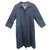 Autre Marque Trench BUR Navy blue Cotton Polyester Wool  ref.128697