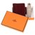 Hermès Hermes vintage PM diary holder in burgundy box leather Dark red  ref.128791