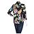 Camicia Ralph Lauren a maniche lunghe floreale nera in cotone Nero Multicolore - vista 2
