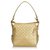 Céline Celine Brown Metallic Pattern Suede Handbag Beige Golden Leather  ref.128855