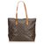 Louis Vuitton Brown Monogram Cabas Mezzo Leather Cloth  ref.128901