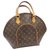 Louis Vuitton ELLIPSE Brown Leather  ref.129008