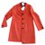 Max Mara Coats, Outerwear Orange Wool  ref.129022