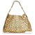 Gucci Brown 1970 Python Chain Tote Bag Golden Leather  ref.129043
