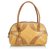 Prada Brown Perforated Leather Handbag Light brown  ref.129047