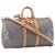 Louis Vuitton Keepall Bandouliere 45 Marrone Tela  ref.129188