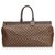 Louis Vuitton Brown Damier Ebene Greenwich GM Leather Cloth  ref.129326