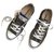 Converse gray limited series with tongue of 3 T colors. 4,5 White Grey Rubber Cloth  ref.129445