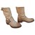 Frye boots, Véronica Short model Beige Leather  ref.129550