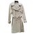 Kenzo Trench coats Beige Cotton  ref.129630