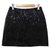 Chanel Black sequinned Mini Skirt FR38  ref.129677