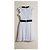 Manoush Marilyn Partykleid Schwarz Weiß Polyamid Größe 36 - Ansicht 2