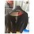 Autre Marque Giacca Moloko in pelle e cotone nero rosso avorio Bianco sporco - vista 2