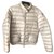 Moncler Coats, Outerwear Beige Polyester  ref.129872