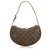 Louis Vuitton Brown Monogram Croissant MM Leather Cloth  ref.130005