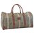 Burberry Nova Check Travel Bag Green Cloth  ref.130280