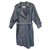 Trench Burberry Vintage Taille 40/42 Couleur Navy Blue Coton Polyester Bleu Marine  ref.130373