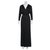 Halston Heritage Black dress with batwing sleeves Polyester Elastane  ref.130384