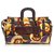Yves Saint Laurent YSL Multi Printed Canvas Travel Bag Multiple colors Leather Cloth Cloth  ref.130418