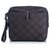Gucci Brown GG Jacquard Handbag Black Dark brown Leather Cloth  ref.130436
