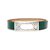 Hermès SILVER TOUAREG GREEN LIZARD Silvery Beige Leather Exotic leather  ref.130523