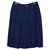 Céline Skirts Navy blue Silk Viscose  ref.130529