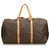 Louis Vuitton Brown Monogram Sac Souple 55 Leather Cloth  ref.130564