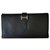 Hermès Béarn Black Leather  ref.130646