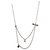 Precioso collar / collar largo, marca Christian Dior Plata Plata  ref.130680