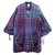 Céline Coats, Outerwear Green Purple Cotton  ref.130759
