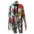 Gucci camicia di seta floreale Senape  ref.130803