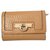 Dkny Compagnon compact cuir Beige  ref.130830