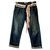 Loewe Jeans denim embelezado Azul  ref.131003
