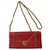 Christian Dior Diorama Studded Grand portefeuille sur chaine rouge Cuir  ref.131029